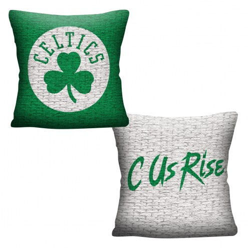Boston Celtics Invert Woven Pillow