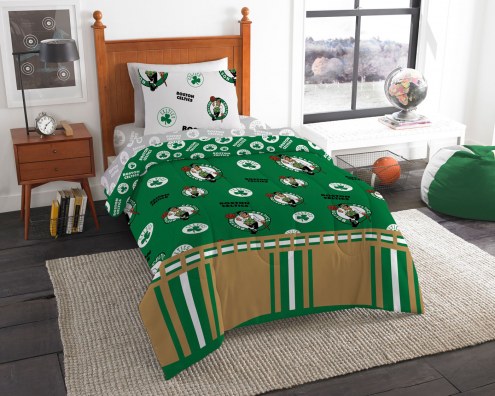 Boston Celtics Rotary Twin Bed in a Bag Set