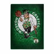 Boston Celtics Street Raschel Throw Blanket