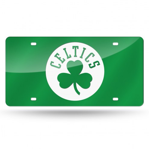 Boston Celtics Team Laser Cut License Plate