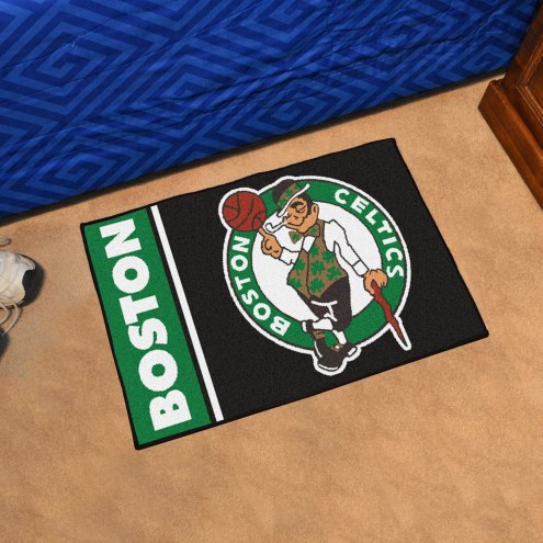 Boston Celtics Uniform Inspired Starter Rug