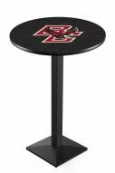 Boston College Eagles Black Wrinkle Pub Table with Square Base