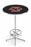 Boston College Eagles Chrome Bar Table with Foot Ring