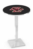 Boston College Eagles Chrome Bar Table with Square Base