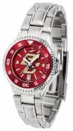 Boston College Eagles Competitor Steel AnoChrome Women's Watch - Color Bezel
