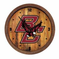 Boston College Eagles "Faux" Barrel Top Wall Clock
