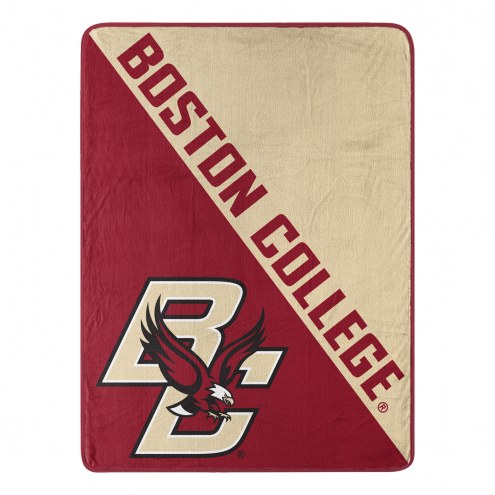 Boston College Eagles Halftone Micro Raschel Throw Blanket
