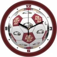 Boston College Eagles Soccer Wall Clock