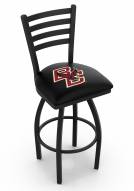 Boston College Eagles Swivel Bar Stool with Ladder Style Back