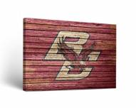 Boston College Eagles Weathered Canvas Wall Art