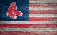 Boston Red Sox 11" x 19" Distressed Flag Sign