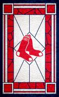 Boston Red Sox 11" x 19" Stained Glass Sign