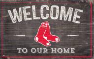 Boston Red Sox 11" x 19" Welcome to Our Home Sign