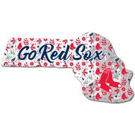 Boston Red Sox 12" Floral State Sign