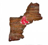 Boston Red Sox 12" Roadmap State Sign