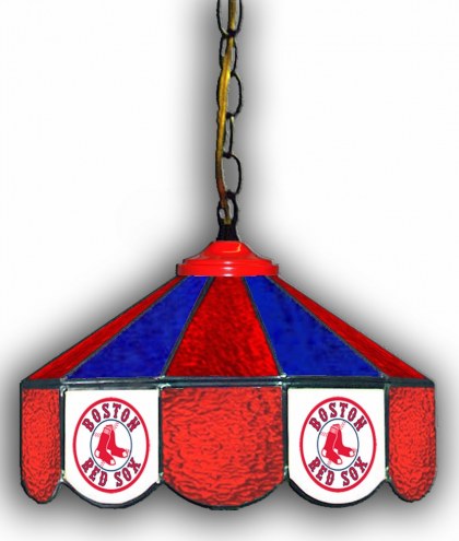Boston Red Sox 14&quot; Glass Pub Lamp
