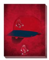 Boston Red Sox 16" x 20" Ghost Helmet Canvas Print