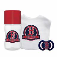 Boston Red Sox 3-Piece Baby Gift Set