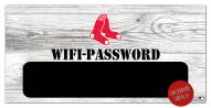 Boston Red Sox 6" x 12" Wifi Password Sign
