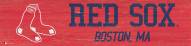 Boston Red Sox 6" x 24" Team Name Sign