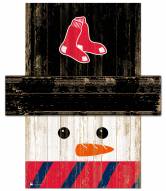 Boston Red Sox 6" x 5" Snowman Head