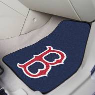 Boston Red Sox "B" 2-Piece Carpet Car Mats