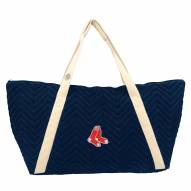 Boston Red Sox Chevron Stitch Weekender Bag