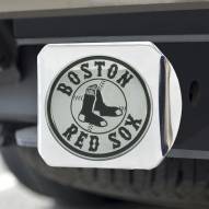 Boston Red Sox Chrome Metal Hitch Cover