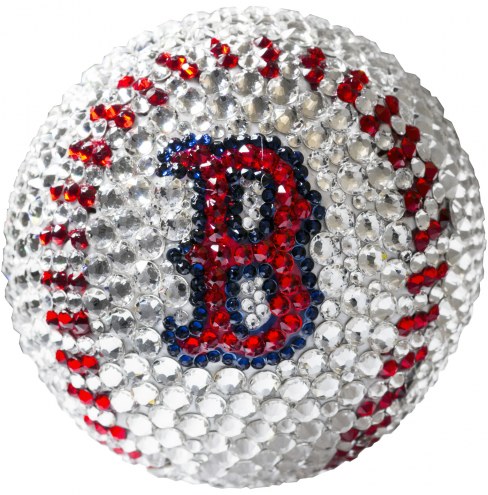 Boston Red Sox Swarovski Crystal Baseball