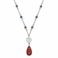 Boston Red Sox Crystal Logo Necklace