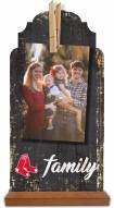 Boston Red Sox Family Tabletop Clothespin Picture Holder