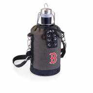 Boston Red Sox Insulated Growler Tote with 64 oz. Stainless Steel Growler