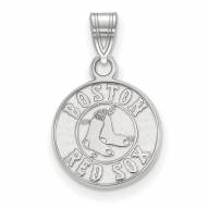 Boston Red Sox Sterling Silver Small Pendant