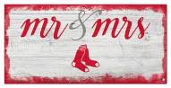 Boston Red Sox Script Mr. & Mrs. Sign