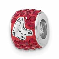 Boston Red Sox Sterling Silver Charm Bead