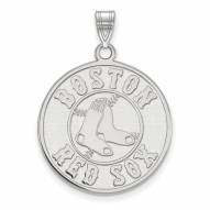 Boston Red Sox Sterling Silver Extra Large Pendant
