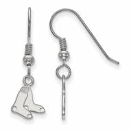 Boston Red Sox Sterling Silver Extra Small Dangle Earrings