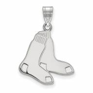 Boston Red Sox Sterling Silver Large Pendant