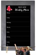 Boston Red Sox Weekly Menu Chalkboard with Frame