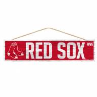 Boston Red Sox Wood Avenue Sign