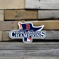 Boston Red Sox WS 2013 12" Steel Logo Sign