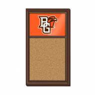 Bowling Green State Falcons Cork Note Board