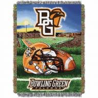 Bowling Green State Falcons Home Field Advantage Throw Blanket