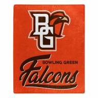 Bowling Green State Falcons Signature Raschel Throw Blanket