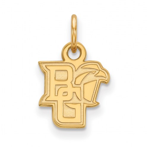 Bowling Green State Falcons NCAA Sterling Silver Gold Plated Extra Small Pendant