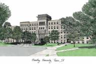 Bradley Braves Campus Images Lithograph