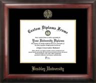 Bradley Braves Gold Embossed Diploma Frame