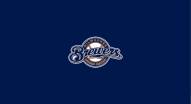 Milwaukee Brewers MLB Team Logo Billiard Cloth