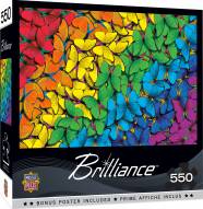 Brilliance Fluttering Rainbow 550 Piece Puzzle