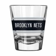 Brooklyn Nets 2 oz. Stripe Shot Glass